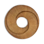 Twirled Rattan Wall Art