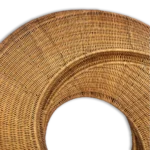 Twirled Rattan Wall Art - Image 4