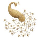 Wicker Peacock Wall Decor