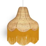 Classic Cone Rattan Lampshade - Image 6