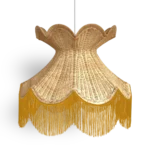 Royal Scalloped Rattan Lampshade - Image 2
