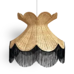 Royal Scalloped Rattan Lampshade - Image 4