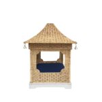 Rattan Pagoda Pet Bed - Image 3