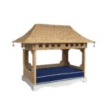 Rattan Pagoda Pet Bed - Image 2