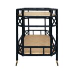 Colonial Rattan Bar Cart - Image 4