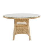 Wicker Rattan Dining Table - Image 2