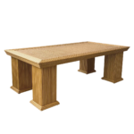 Pencil Reed Rattan Coffee Table - Image 2