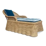 Scalloped Chaise Lounge